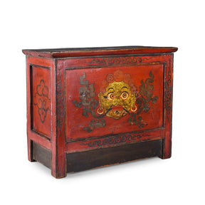 Painted Zeeba Table from Central Tibet - 18th Century