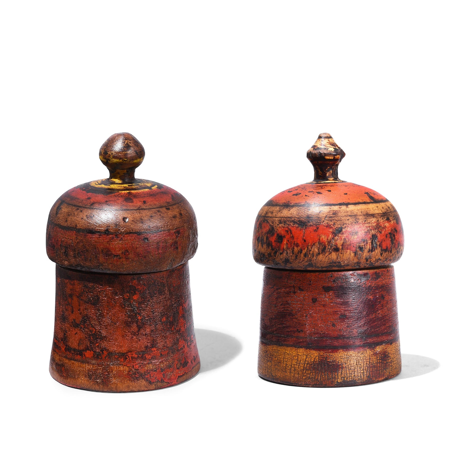 Lacquer Pot From Rajasthan - Ca 1920