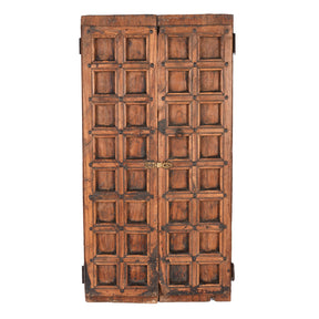 Teak Window Shutter From Maharashtra - 19th Century