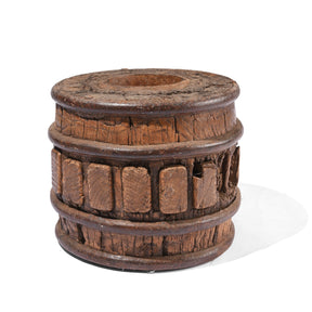 Old Wheel Hub From Shandong Province - 19th Century