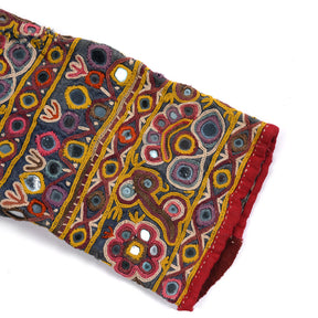 Old Embroidered Mirrorwork Blouse from Kutch - Ca 1930