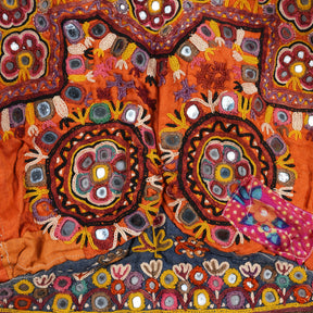 Old Embroidered Mirrorwork Blouse from Kutch - Ca 1930