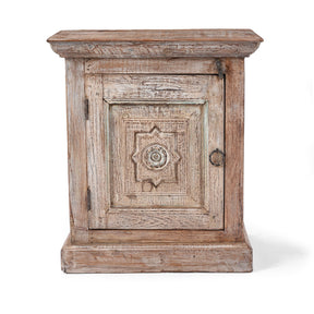 Bedside Cabinet Made From Reclaimed Teak