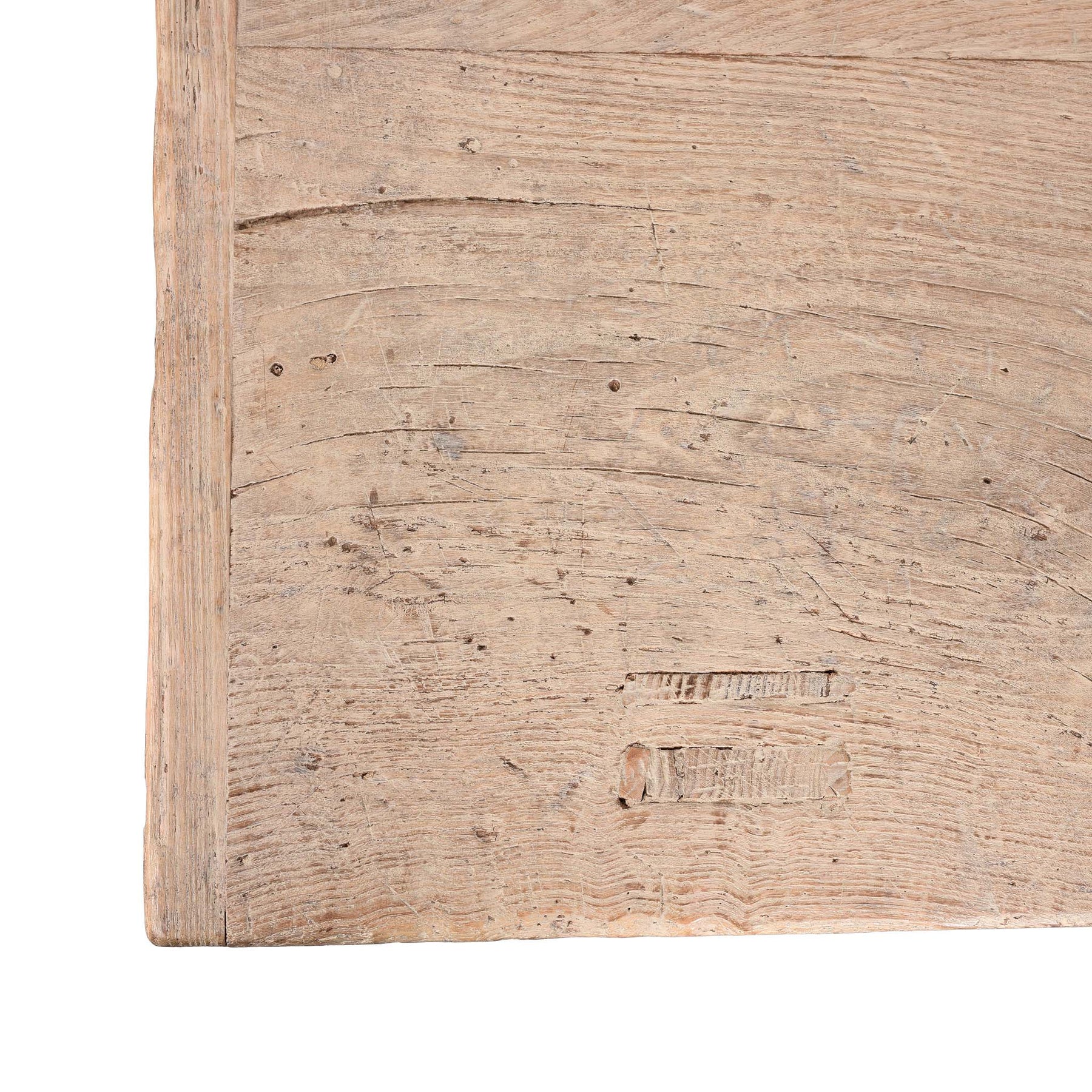 Bleached Elm Wine Table From Henan - 19thC
