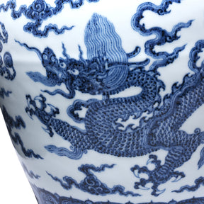 Blue & White Dragon Planter