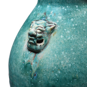 Green Yaobian Glaze Vase