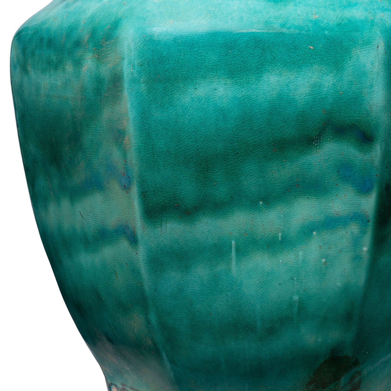 Green Yaobian Glaze Planter