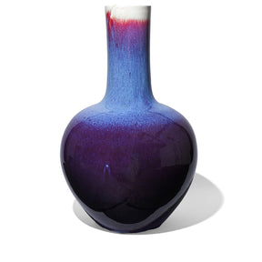 Large Purple Yaobian Bottle Vase