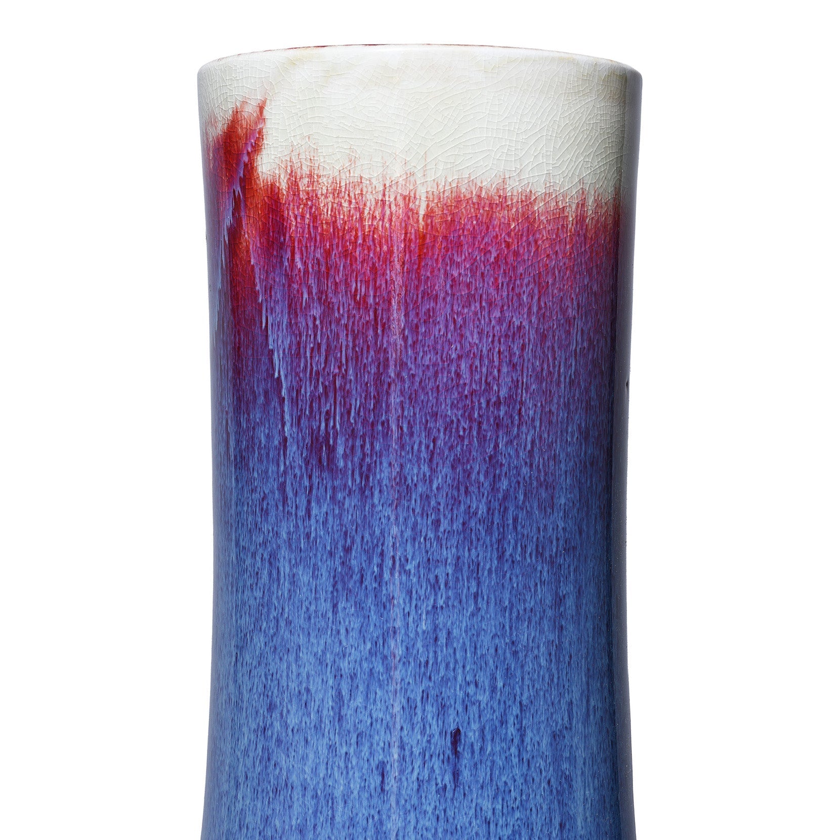 Large Purple Yaobian Bottle Vase