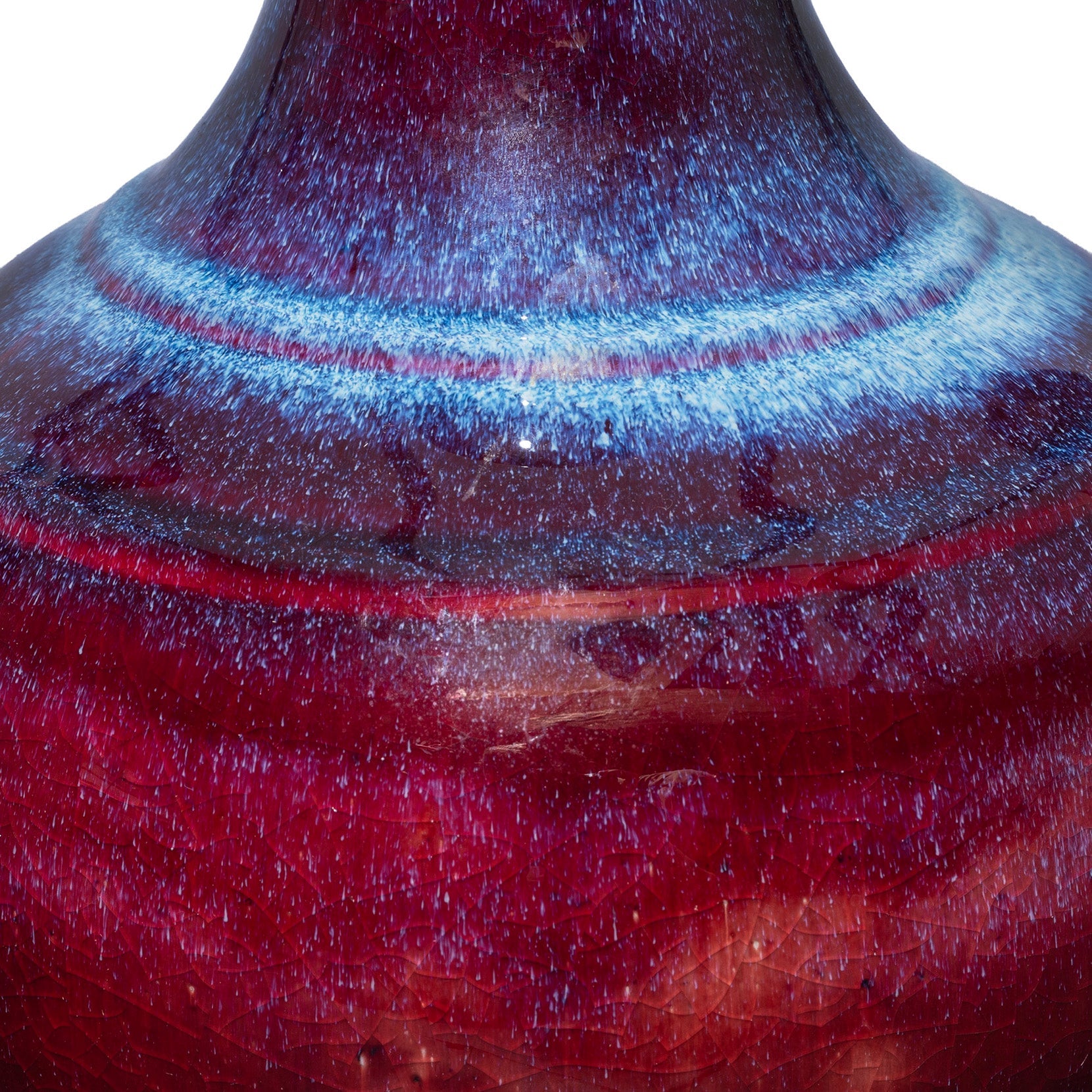 Purple Yaobian Glaze Trumpet Mouth Vase