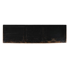 Black Lacquer Sideboard From Shanxi - 19th Century