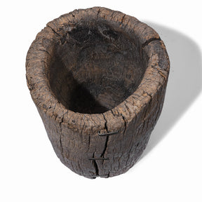 Oak Pepper Mortar from South China – 19th Century