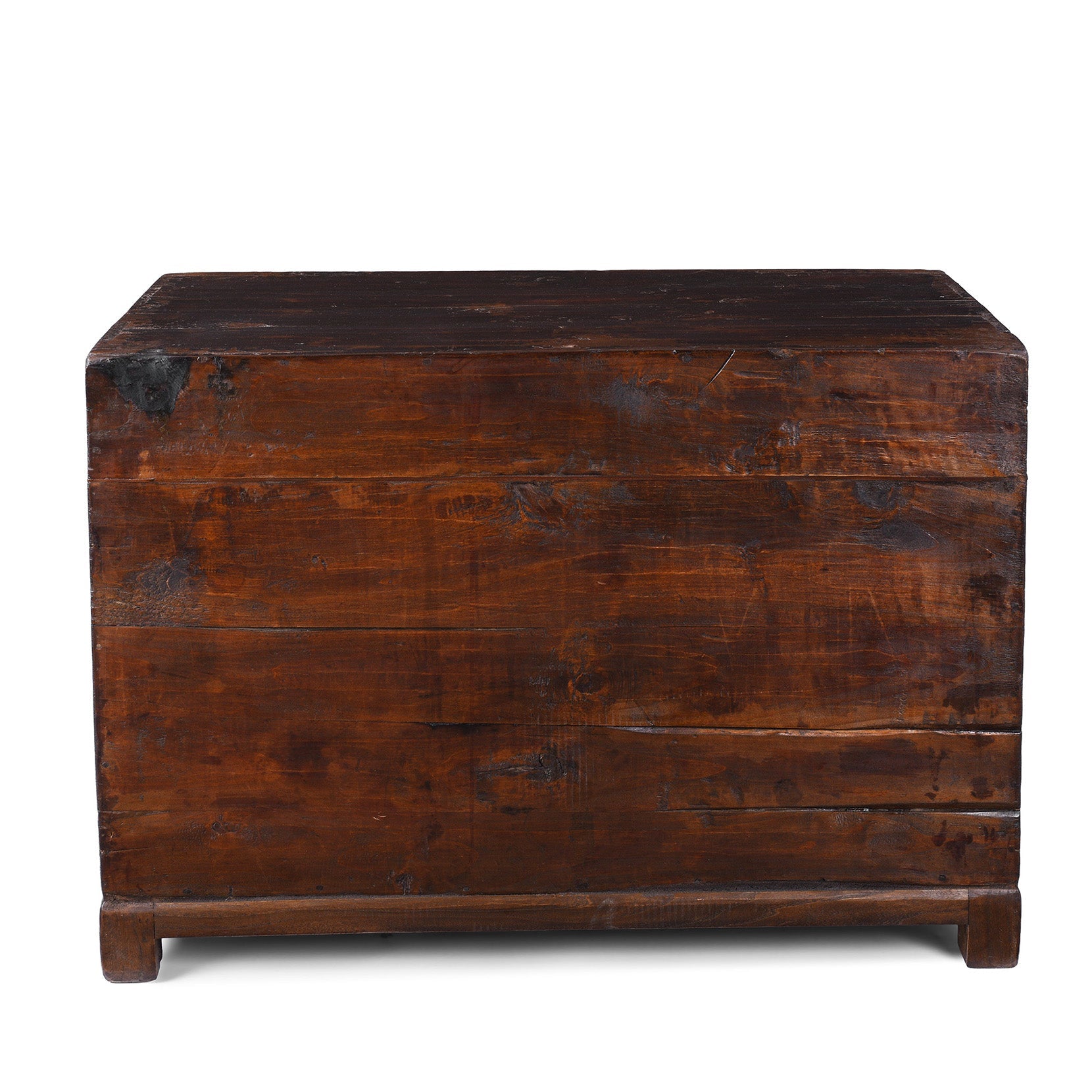 Black Lacquer Kang Cabinet From Shanxi - 19th Century