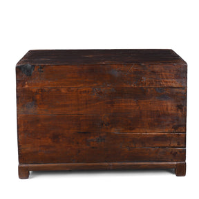 Black Lacquer Kang Cabinet From Shanxi - 19th Century