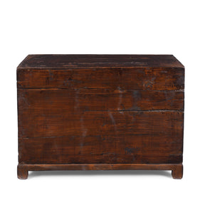 Black Lacquer Kang Cabinet From Shanxi - 19th Century