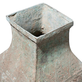 Verdigris Bronze Western Zhou Dynasty Style Urn