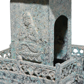 Verdigris Bronze Han Dynasty Style Pagoda