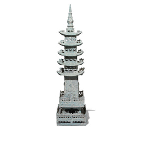 Verdigris Bronze Han Dynasty Style Pagoda