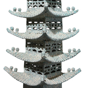 Verdigris Bronze Han Dynasty Style Pagoda