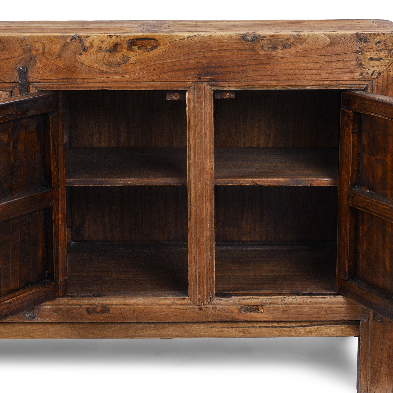 5 Door Sideboard From Mongolia - 19th Century