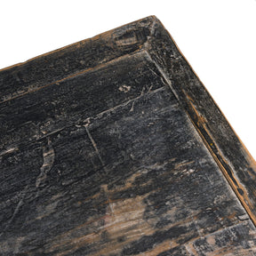 Painted Elm & Poplar Sideboard From Gansu - 19th Century