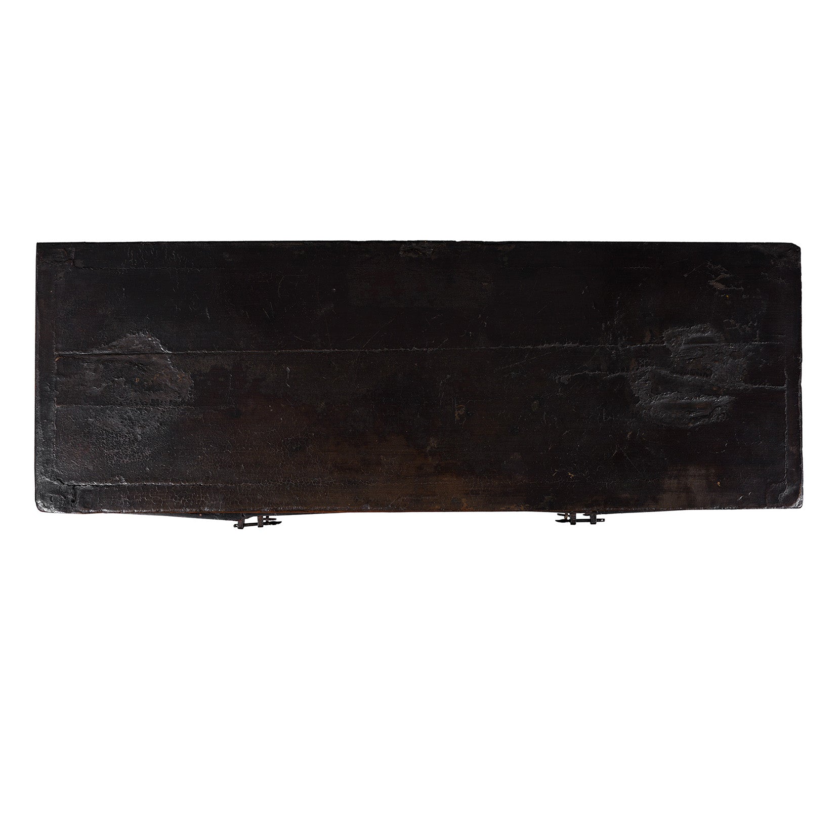Red Lacquer Sideboard From Shanxi - 19th Century