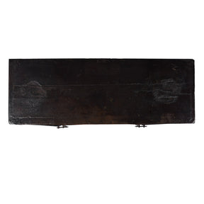 Red Lacquer Sideboard From Shanxi - 19th Century