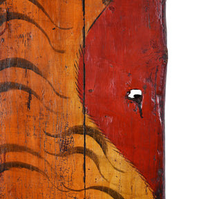 Painted Tibetan Tiger Door - 1940'S