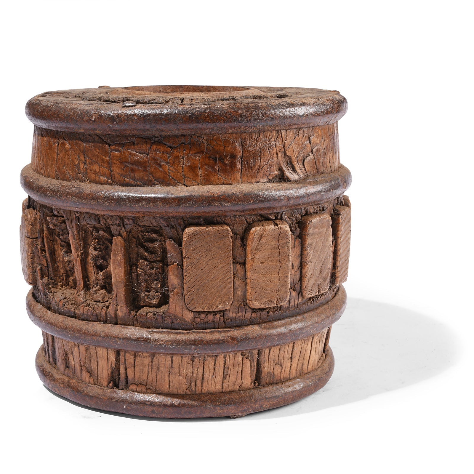 Old Wheel Hub From Shandong Province - 19th Century