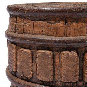 Old Wheel Hub From Shandong Province - 19th Century
