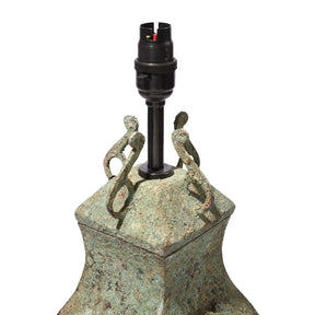 Tang Dynasty Style Bronze Vessel Lamp
