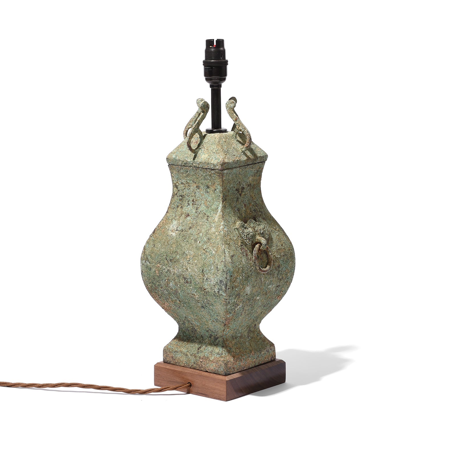 Tang Dynasty Style Bronze Vessel Lamp