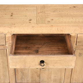 Mongolian Style Sideboard Made From Sunbleached Wood