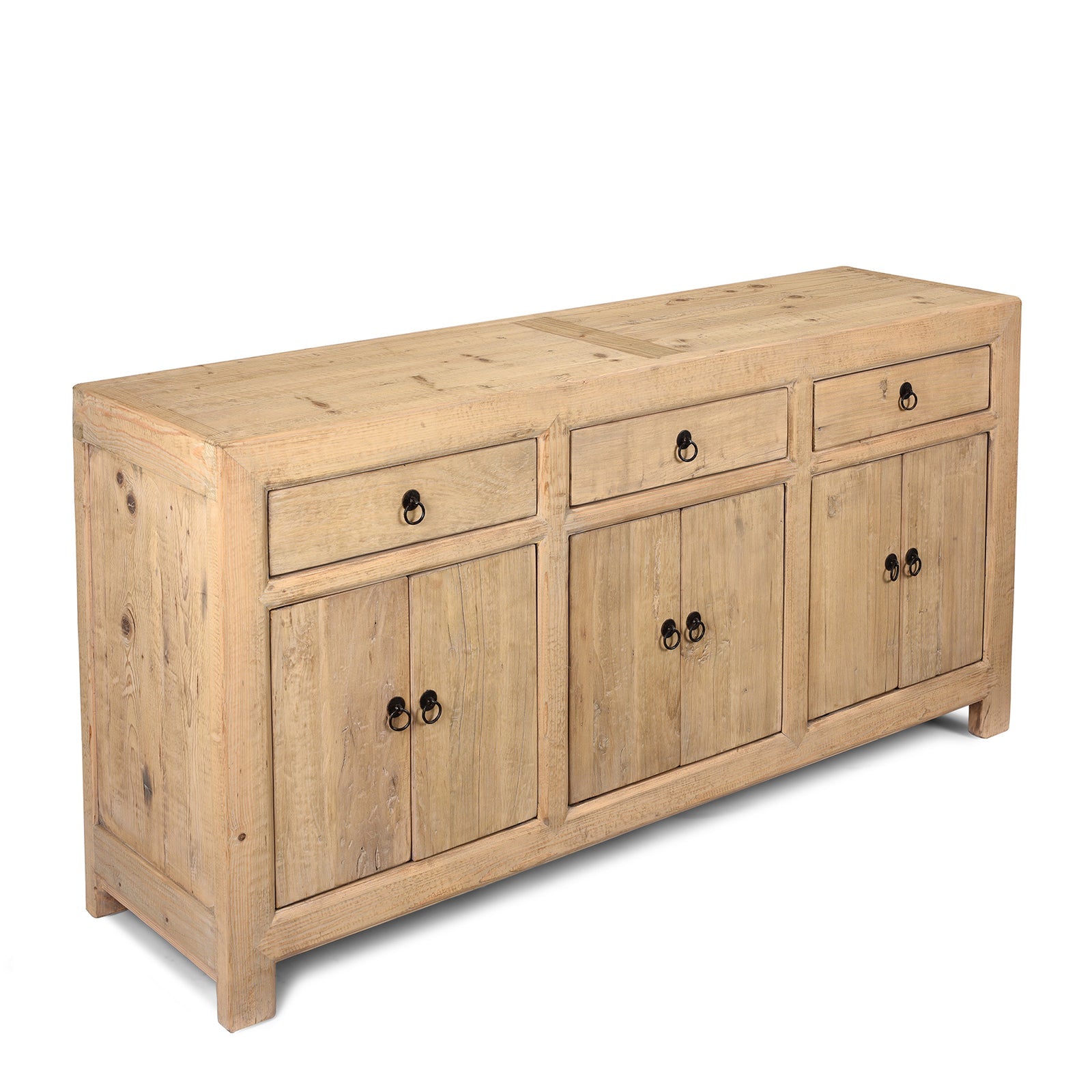 Mongolian Style Sideboard Made From Sunbleached Wood