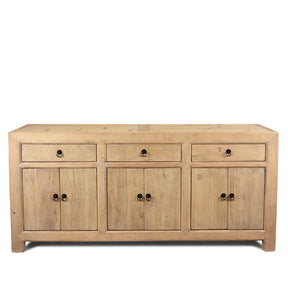 Mongolian Style Sideboard Made From Sunbleached Wood