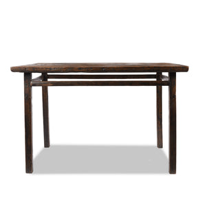 Antique Elm Kitchen Table - 19th Century