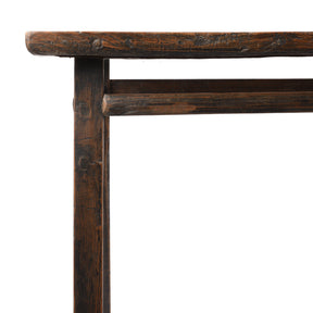 Antique Elm Kitchen Table - 19th Century