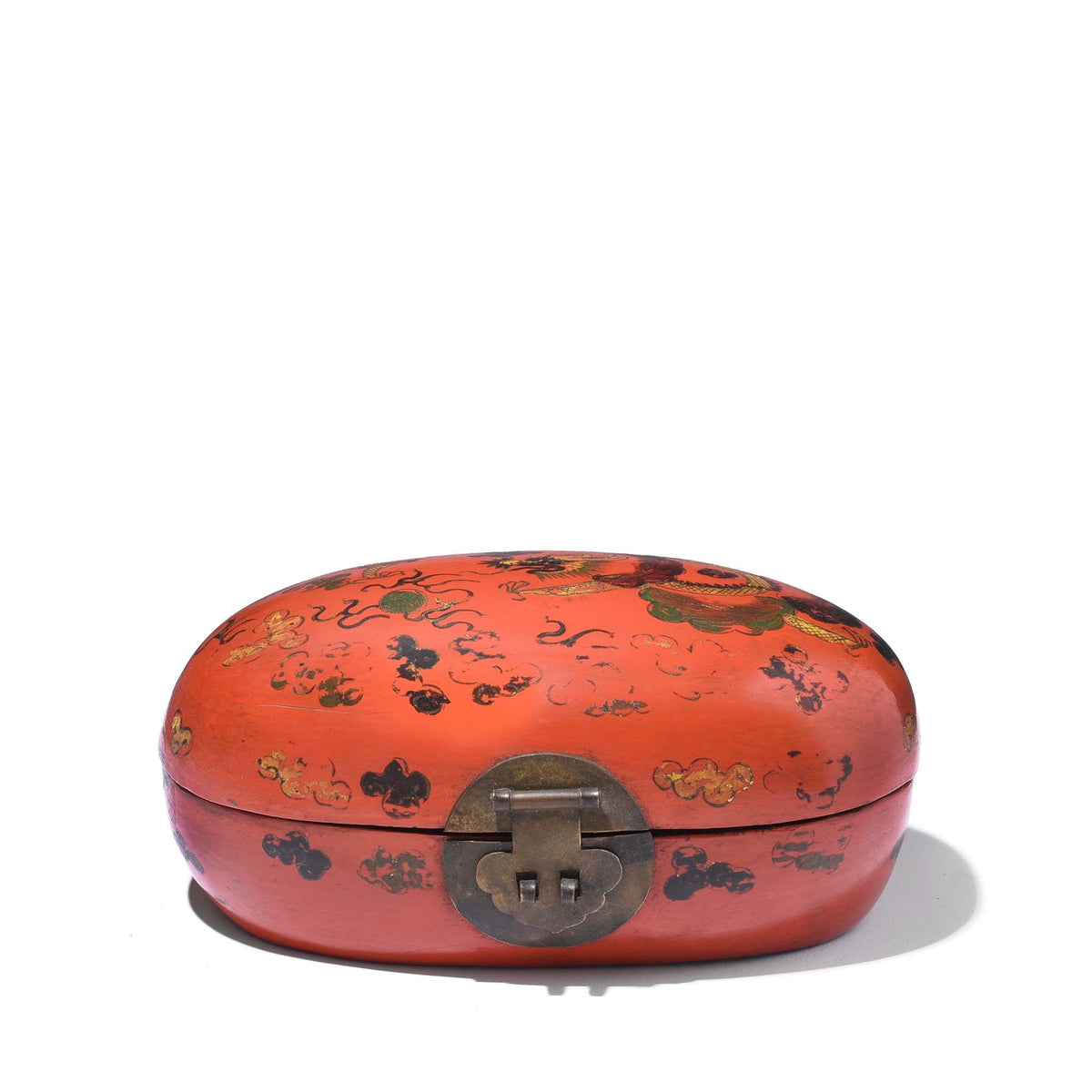 Vintage Lacquer Jewellery Box From Peking