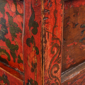 Antique Painted Tibetan Choksar - 19thC