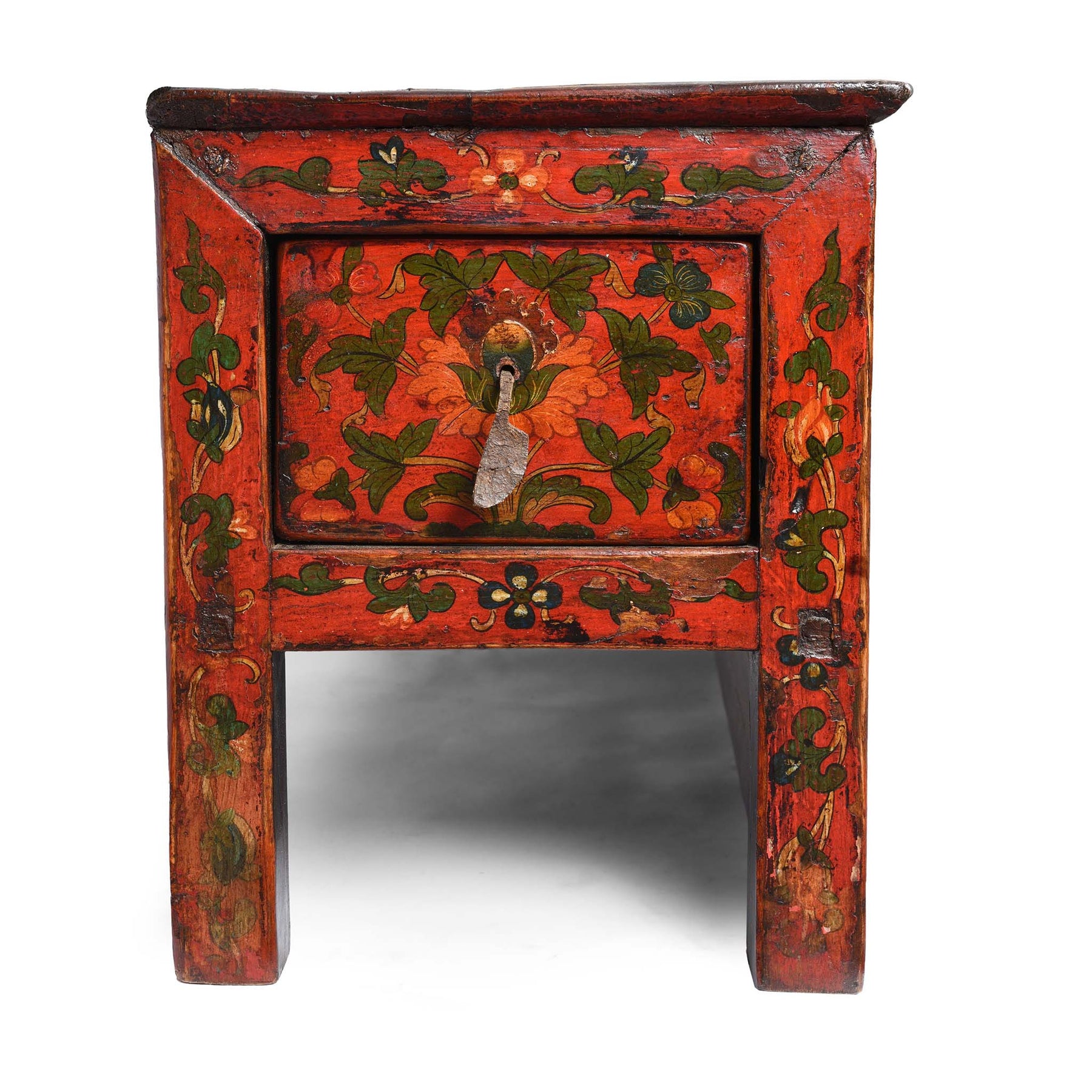 Antique Painted Tibetan Choksar - 19thC