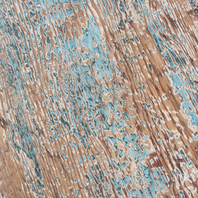 Round Pedestal Dining Table Made From Old Painted Pine