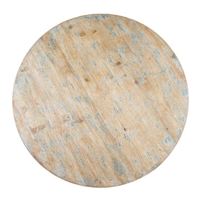 Round Pedestal Dining Table Made From Old Painted Pine