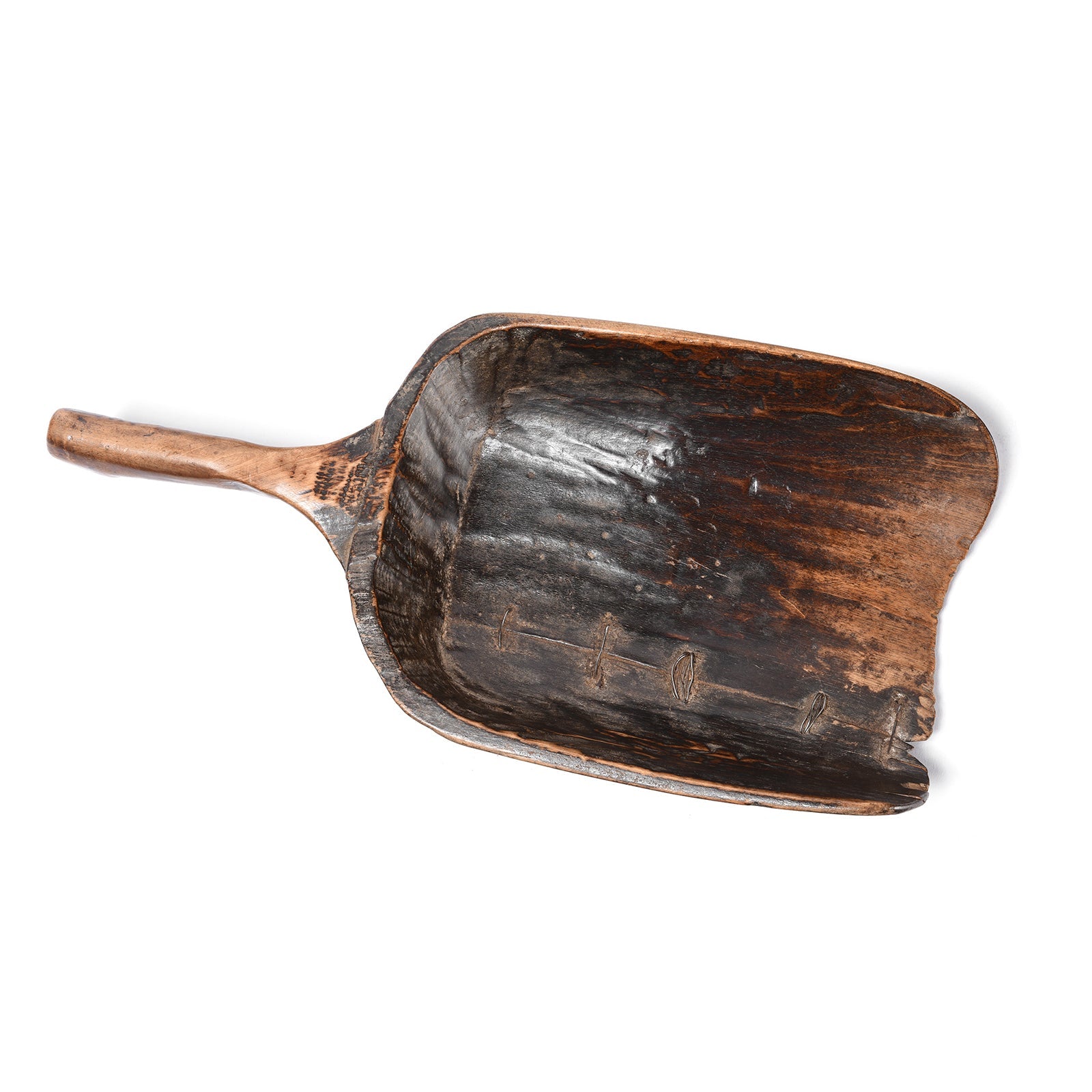 Old Chinese Wooden Grain Scoop | Indigo Antiques