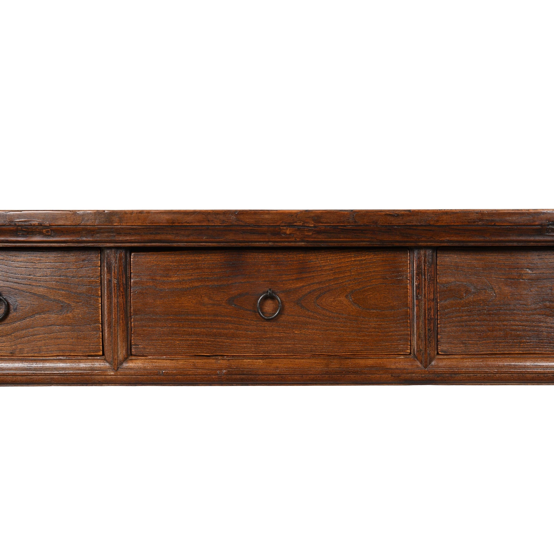 4 Drawer Elm Console Table From Shanxi - 19thC