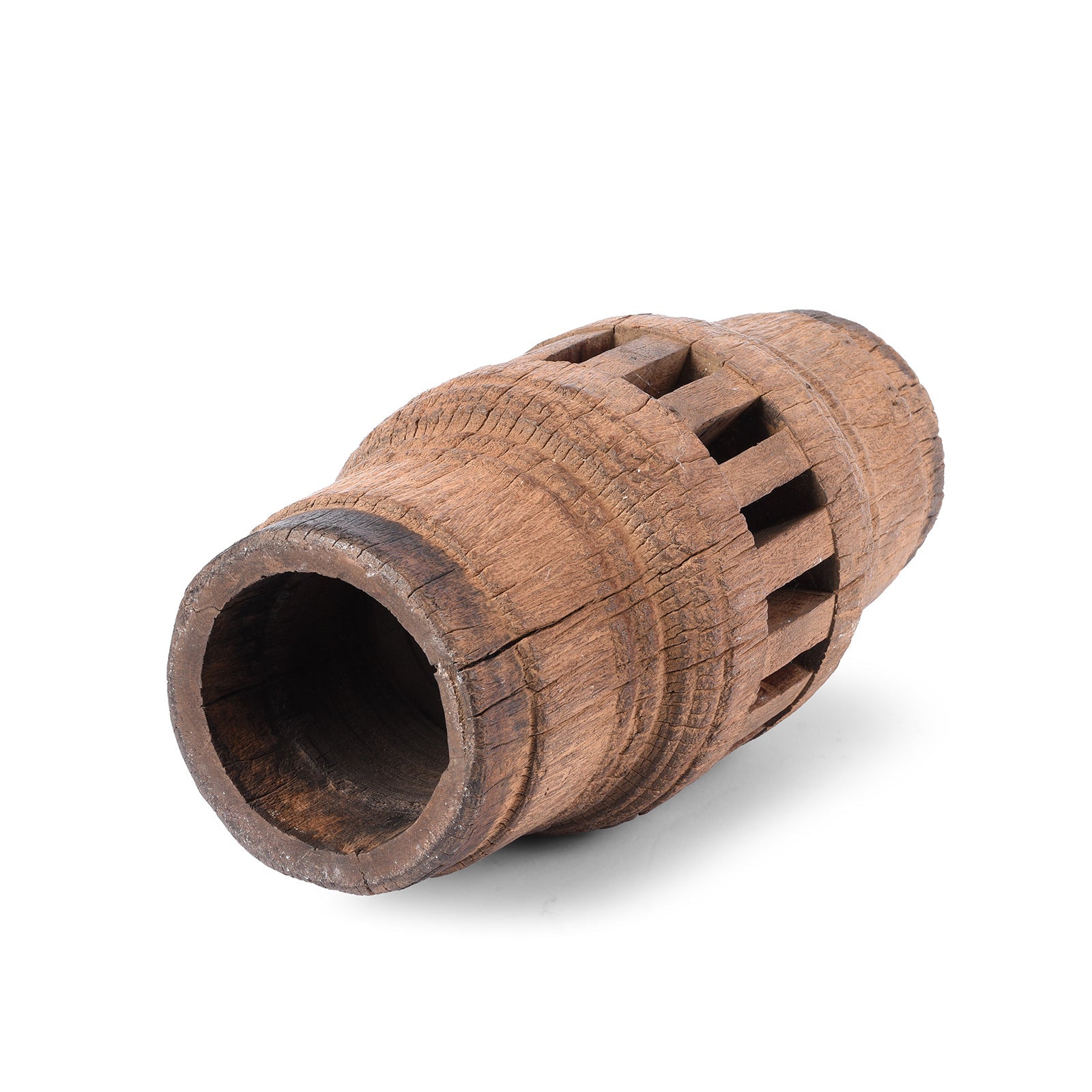 Elm Wheel Hub From Shanxi Province - 19thC