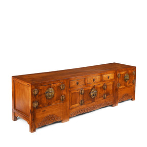 Kang Low Cabinet From Tianjin - 19th Century