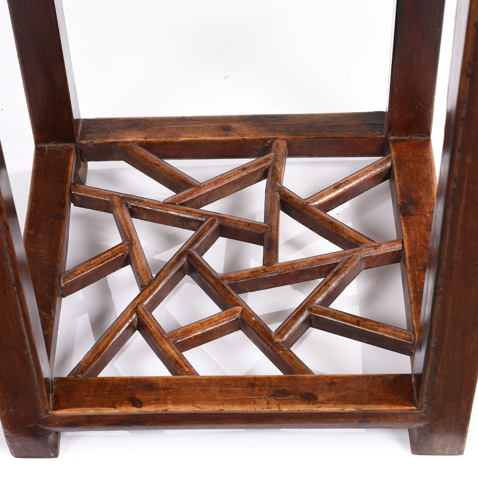 Chinese Flower Stand Made From Red Elm - 19thC