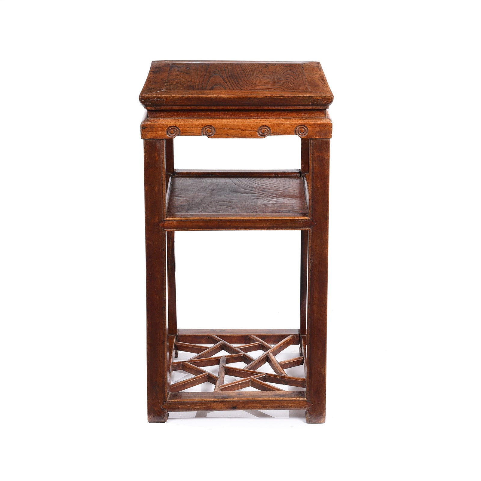 Chinese Flower Stand Made From Red Elm - 19thC