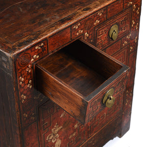 Mongolian Side Cabinet - Early 19th Century