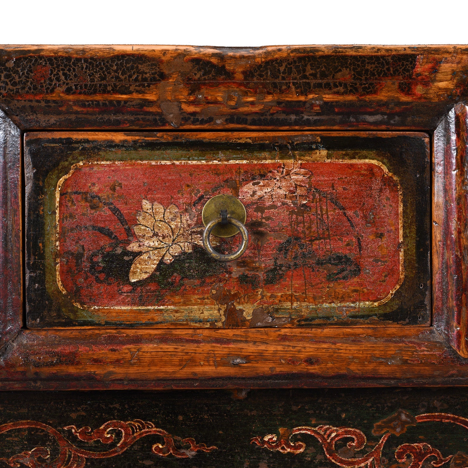 Painted Mongolian Sideboard - 19thC